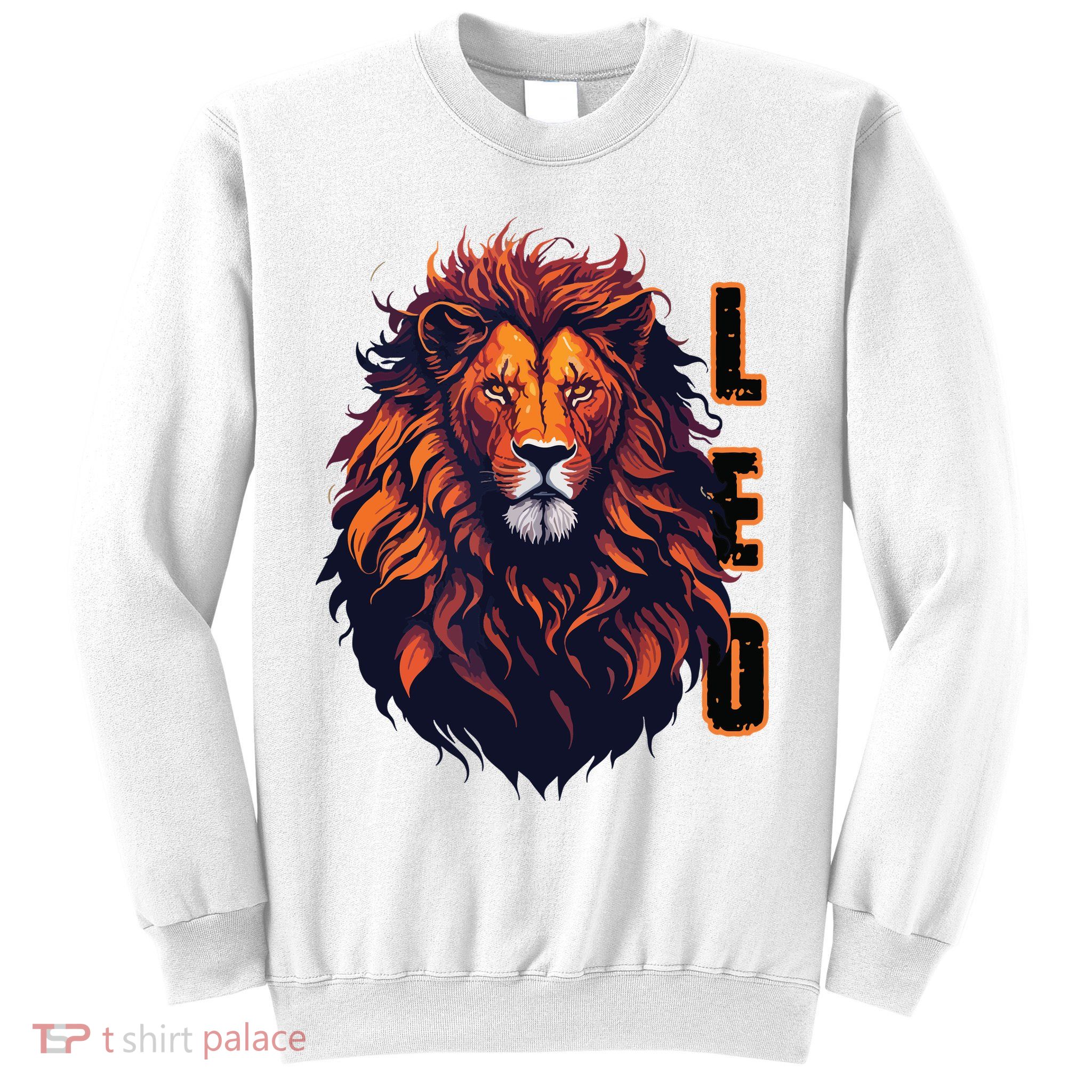 August Birthday Leo Lion Pride Graphic Zodiac Sweatshirt