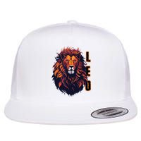 August Birthday Leo Lion Pride Graphic Zodiac Flat Bill Trucker Hat
