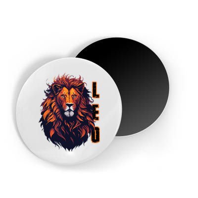 August Birthday Leo Lion Pride Graphic Zodiac Magnet