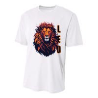 August Birthday Leo Lion Pride Graphic Zodiac Youth Performance Sprint T-Shirt