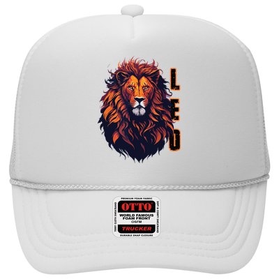 August Birthday Leo Lion Pride Graphic Zodiac Trucker Hat
