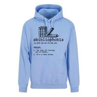 Abibliophobia Book Lover Vintage Reader Bookworm Bibliophile Unisex Surf Hoodie