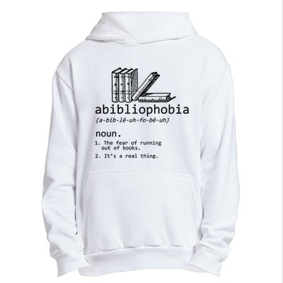 Abibliophobia Book Lover Vintage Reader Bookworm Bibliophile Urban Pullover Hoodie