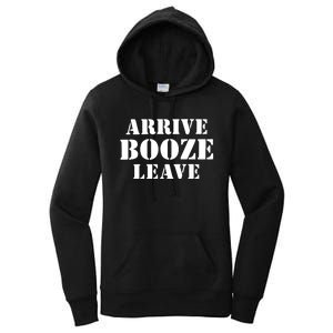 Arrive Booze Leave Women's Pullover Hoodie