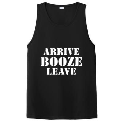 Arrive Booze Leave PosiCharge Competitor Tank