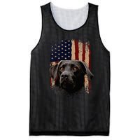 American Black Labrador USA Flag Lab Owner Mesh Reversible Basketball Jersey Tank