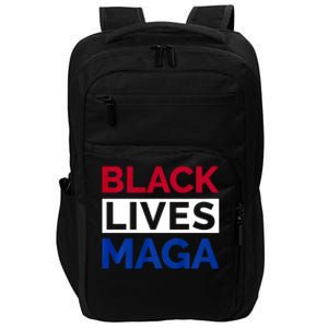 America Black Lives Trump Maga Impact Tech Backpack