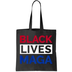 America Black Lives Trump Maga Tote Bag