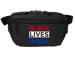 America Black Lives Trump Maga Crossbody Pack