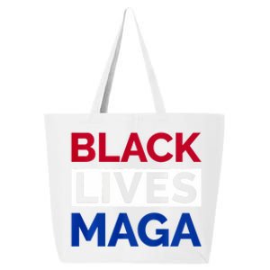 America Black Lives Trump Maga 25L Jumbo Tote