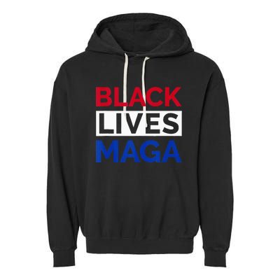 America Black Lives Maga Garment-Dyed Fleece Hoodie