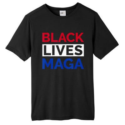 America Black Lives Maga Tall Fusion ChromaSoft Performance T-Shirt