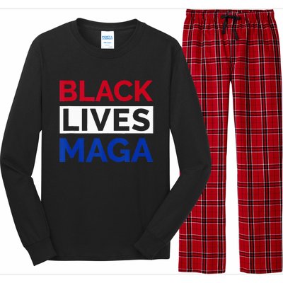 America Black Lives Maga Long Sleeve Pajama Set