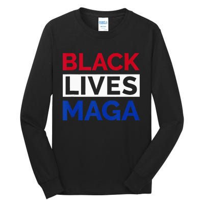 America Black Lives Maga Tall Long Sleeve T-Shirt