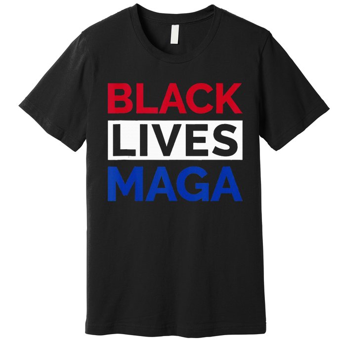 America Black Lives Maga Premium T-Shirt