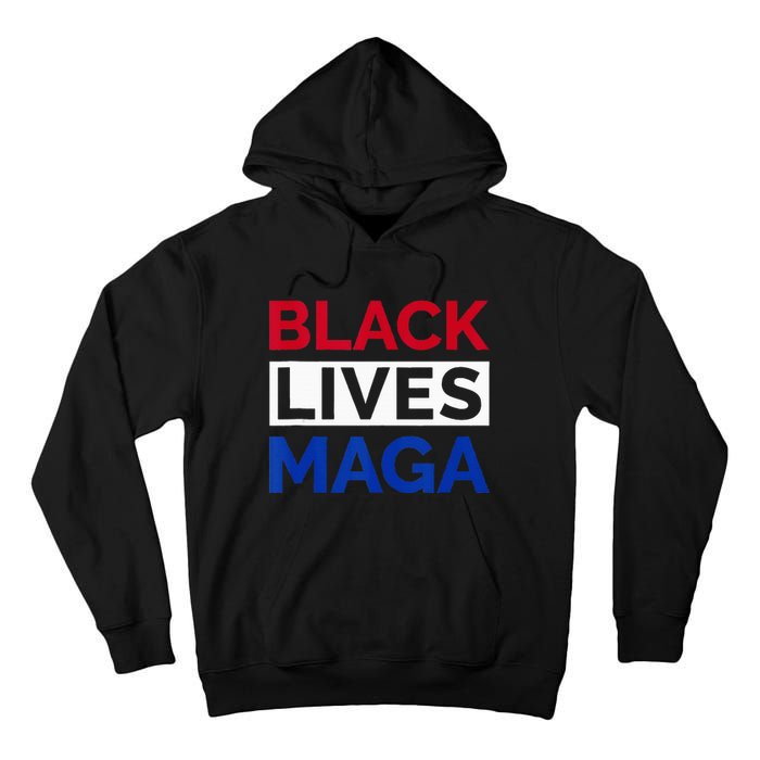 America Black Lives Maga Tall Hoodie