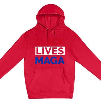 America Black Lives Maga Premium Pullover Hoodie