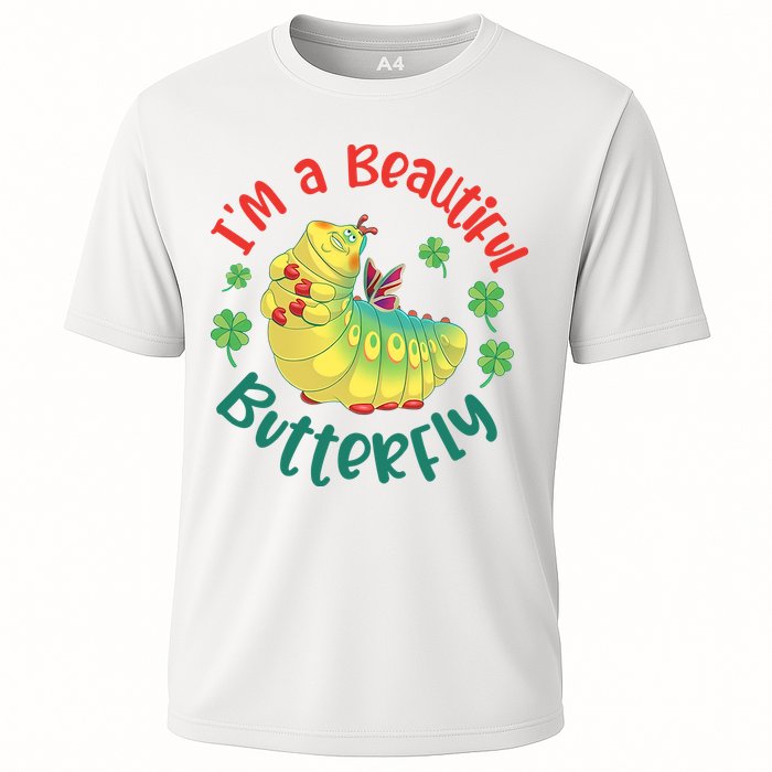 A Bug Life I'm A Beautiful Butterfly Funny Cute Gift Trending Cooling Performance Crew T-Shirt