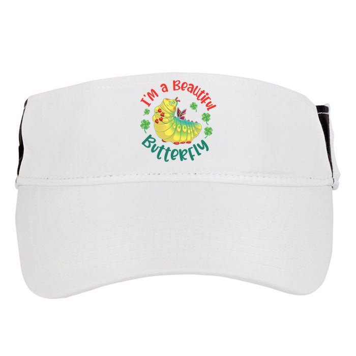 A Bug Life I'm A Beautiful Butterfly Funny Cute Gift Trending Adult Drive Performance Visor