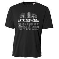 Abibliophobia Book Lover Design For Readers Cool Gift Cooling Performance Crew T-Shirt