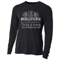 Abibliophobia Book Lover Design For Readers Cool Gift Cooling Performance Long Sleeve Crew