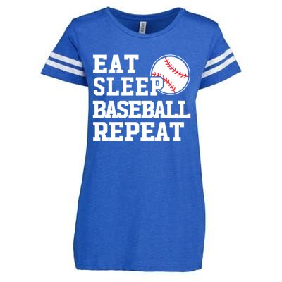 Awesome Baseball Lovers Meaningful Gift Eat Sleep Baseball Repeat Gift Enza Ladies Jersey Football T-Shirt