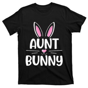 Aunt Bunny Matching Family Easter Egg Hunting Party T-Shirt