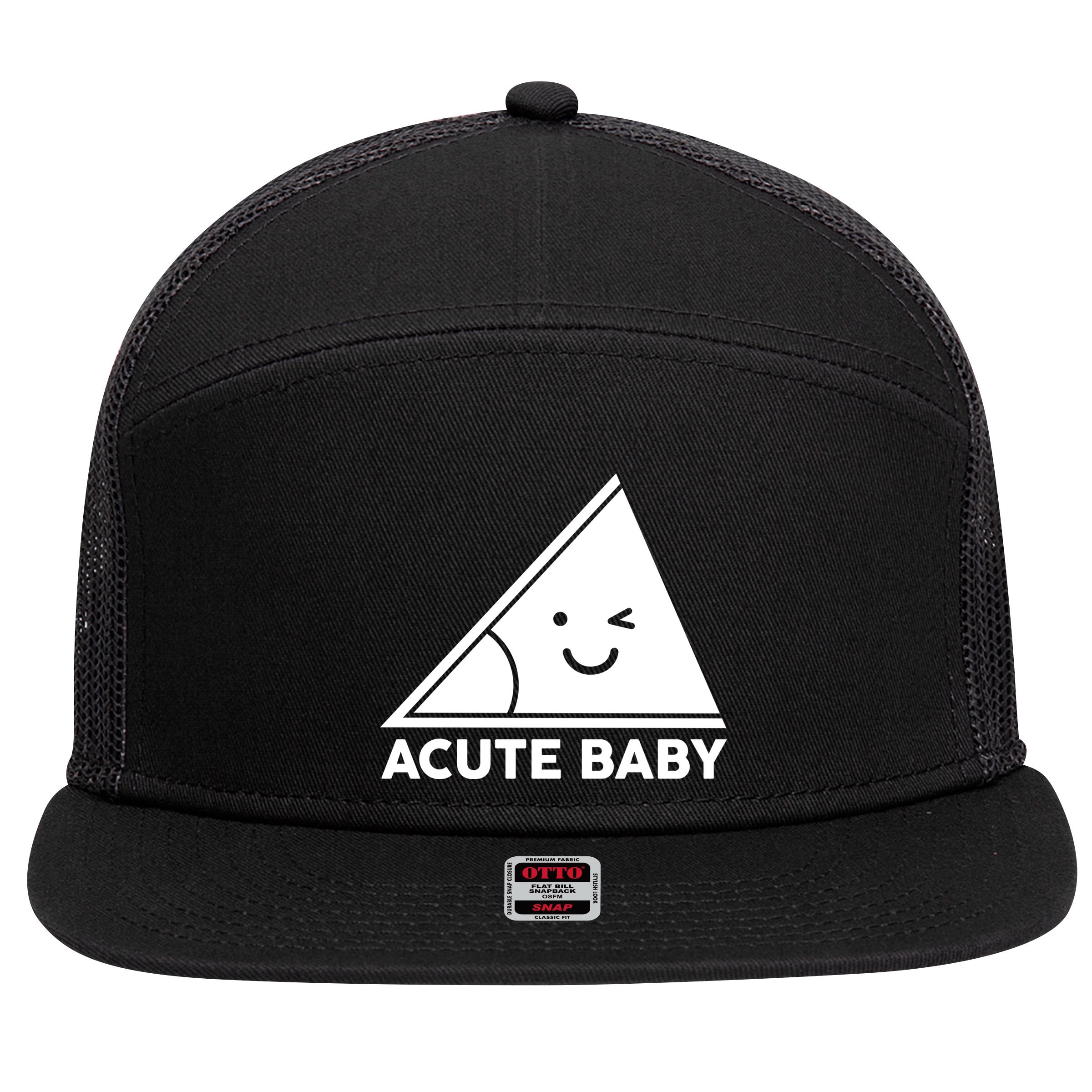 Acute Baby Matching Family Shirts 7 Panel Mesh Trucker Snapback Hat