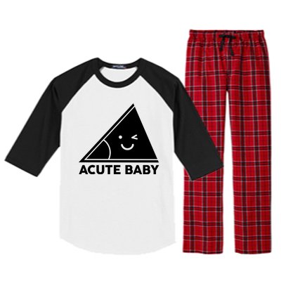 Acute Baby Matching Family Shirts Raglan Sleeve Pajama Set