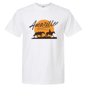 Amarillo By Morning Country Music Garment-Dyed Heavyweight T-Shirt