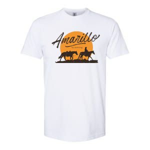 Amarillo By Morning Country Music Softstyle CVC T-Shirt