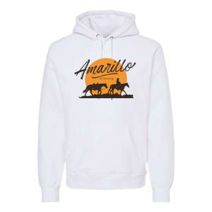 Amarillo By Morning Country Music Premium Hoodie