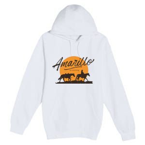 Amarillo By Morning Country Music Premium Pullover Hoodie