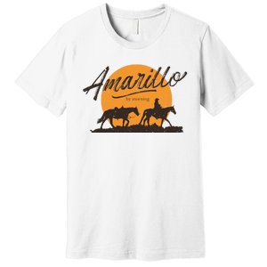 Amarillo By Morning Country Music Premium T-Shirt