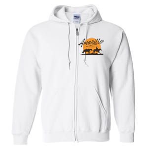 Amarillo By Morning Country Music Full Zip Hoodie