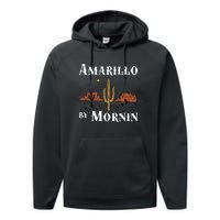 Amarillo By Morning Country Music Western Performance Fleece Hoodie