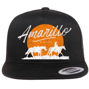 Amarillo By Morning Country Music Western Flat Bill Trucker Hat