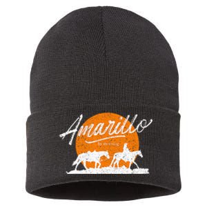 Amarillo By Morning Country Music Western Sustainable Knit Beanie