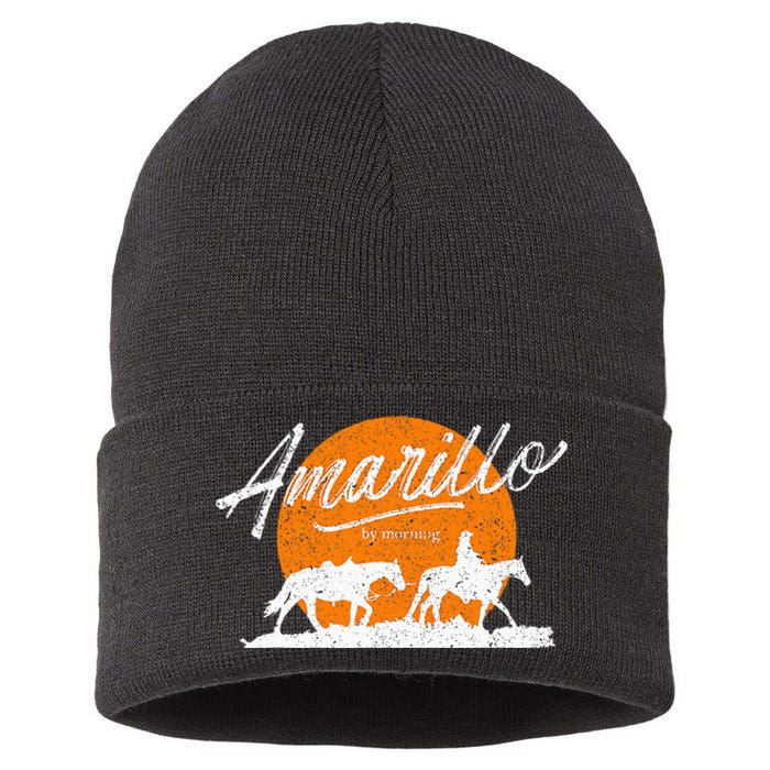 Amarillo By Morning Country Music Western Sustainable Knit Beanie