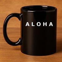 Aloha By Micah Moto 11oz C Handle Ceramic Mug