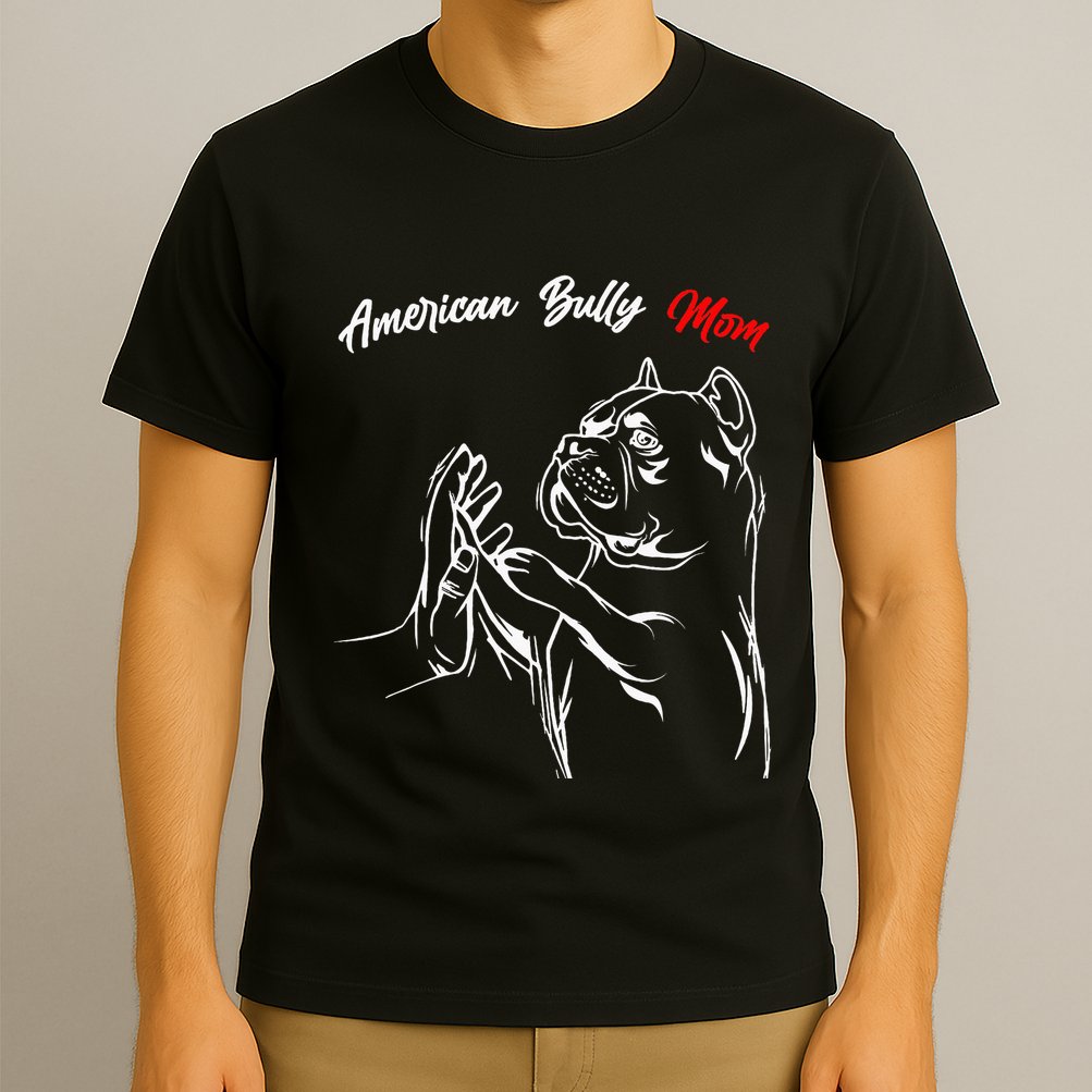 American Bully Mom Dogs Mum T-Shirt