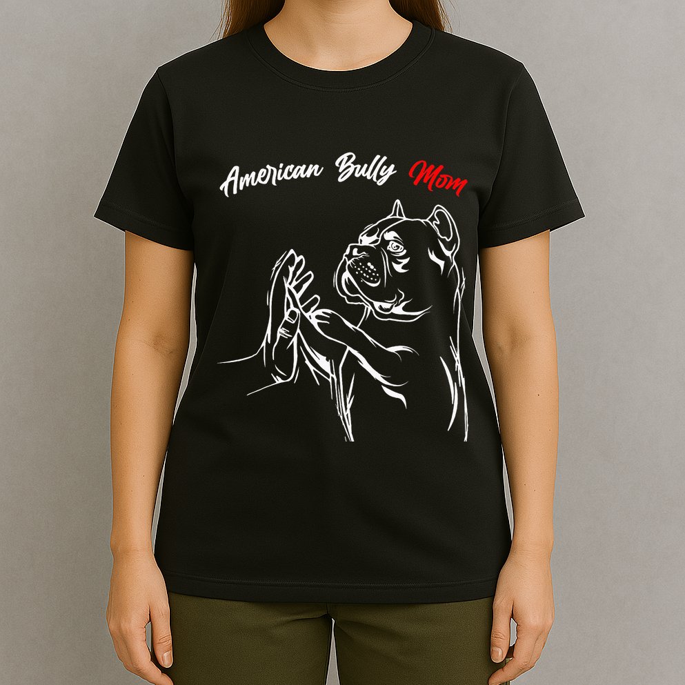 American Bully Mom Dogs Mum T-Shirt