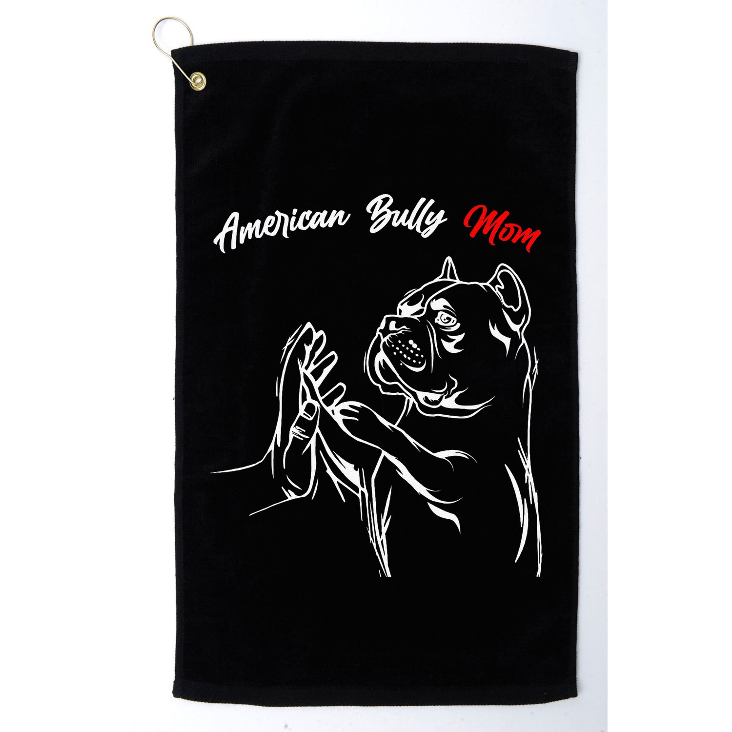 American Bully Mom Dogs Mum Golf Towel