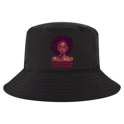 Afro Black Multiple Myeloma Cancer Warrior Gift Cool Comfort Performance Bucket Hat