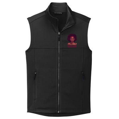 Afro Black Multiple Myeloma Cancer Warrior Gift Collective Smooth Fleece Vest