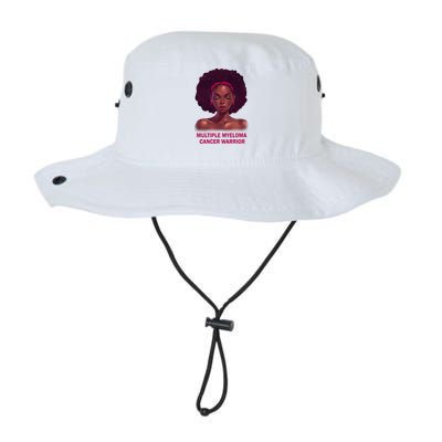 Afro Black Multiple Myeloma Cancer Warrior Gift Legacy Cool Fit Booney Bucket Hat