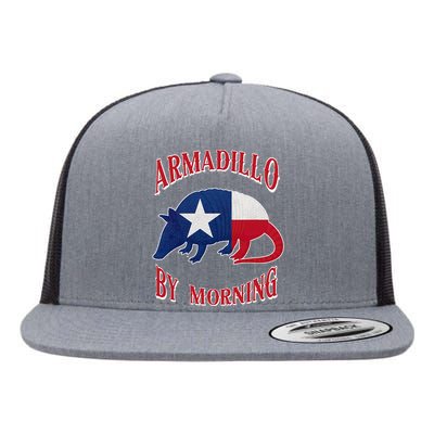 Armadillo By Morning Funny Armadillo Lovers Pun Texas Flat Bill Trucker Hat