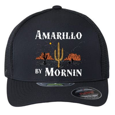 Amarillo By Morning Country Music Western Flexfit Unipanel Trucker Cap