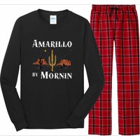 Amarillo By Morning Country Music Western Long Sleeve Pajama Set