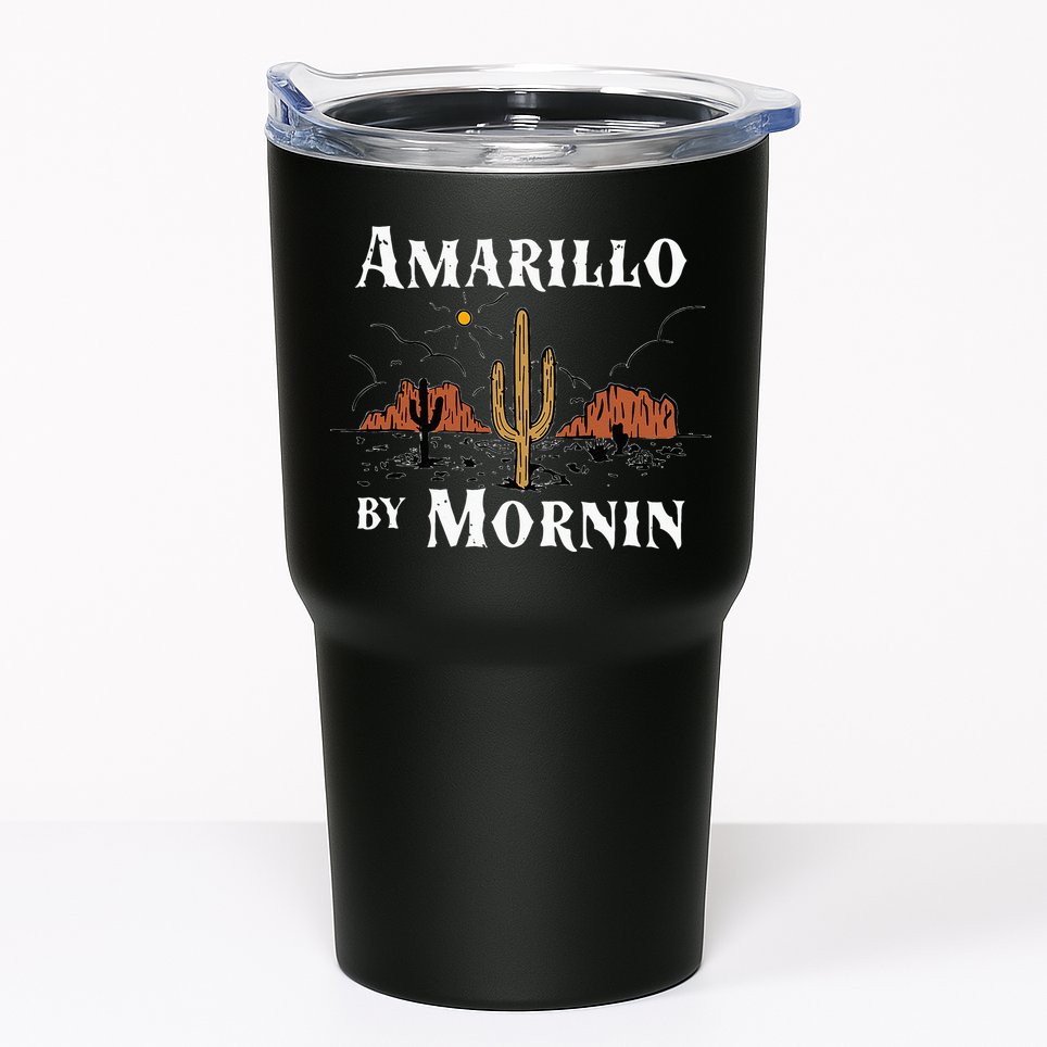 Amarillo By Morning Country Music Western Tumbler